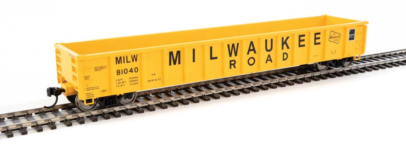 Walthers Mainline 53' Railgon Gondola Milwaukee Road 81037 WH910-6310