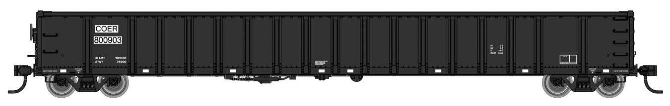 Walthers Mainline 68' Railgon Gondola Crab Orchard & Egyptian Railway 800903 WH910-6437