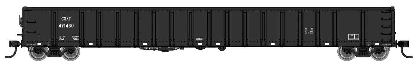 Walthers Mainline 68' Railgon Gondola CSX Transportation 491430 WH910-6441