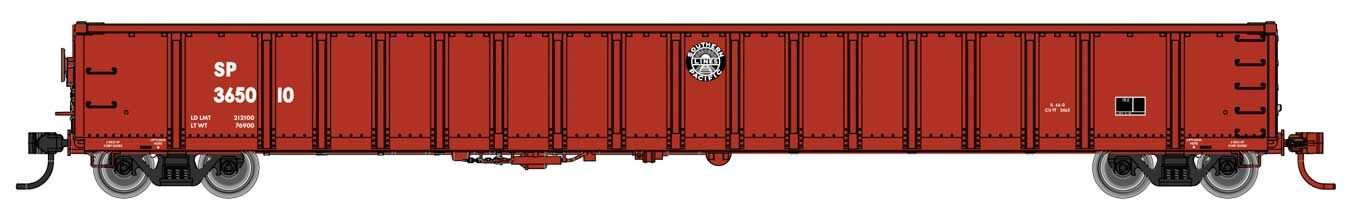 Walthers Mainline 68' Railgon Gondola Southern Pacific 365010 WH910-6453