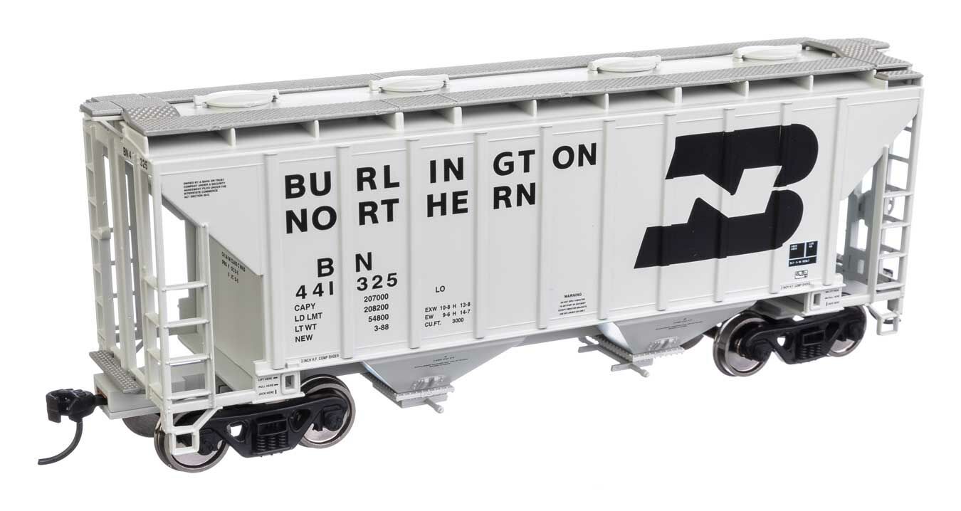 Walthers Mainline 37' 2 Bay Covered Hopper Burlington Northern 441325 WH910-7976