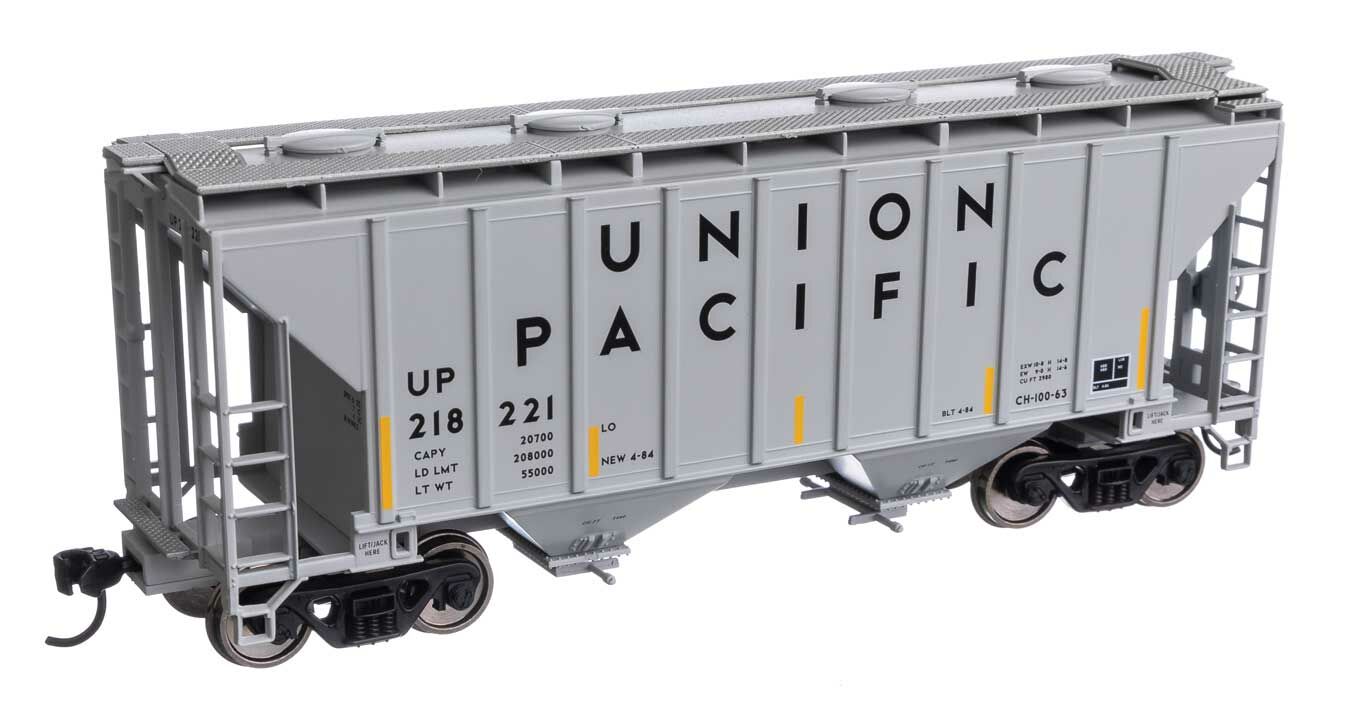 Walthers Mainline 37' 2 Bay Covered Hopper Union Pacific 218221 WH910-7995