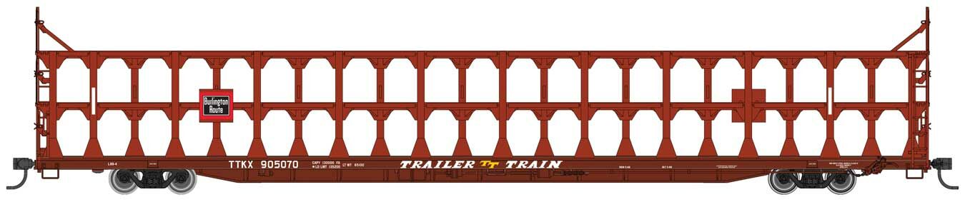 Walthers Mainline Tri-Level Auto Rack Chicago Burlington & Quincy 905070 WH910-8201