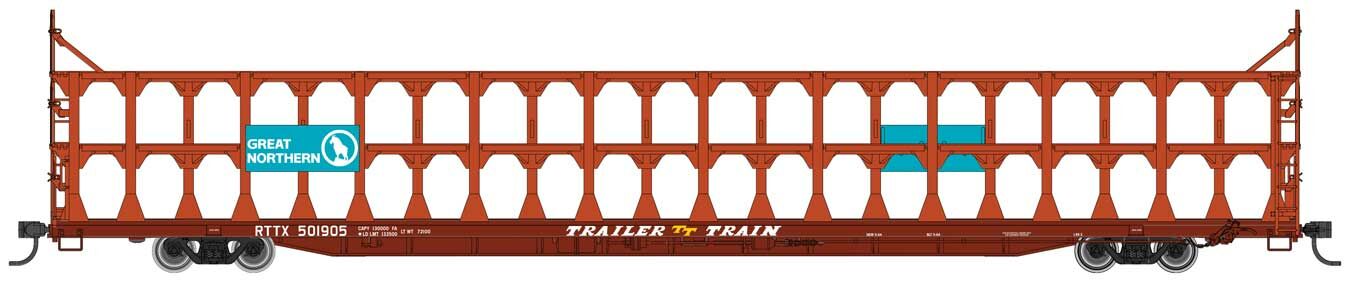 Walthers Mainline Tri-Level Auto Rack Great Northern 501905 WH910-8209