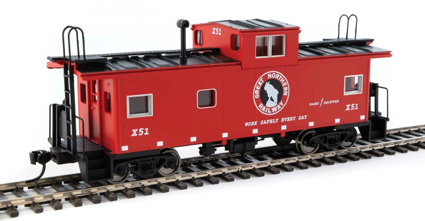 Walthers Mainline International Wide Vision Caboose Great Northern X82 WH910-8768