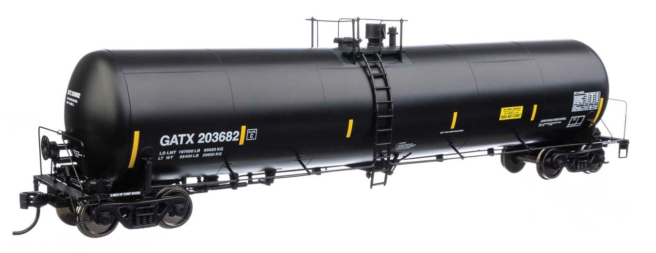 Walthers Proto Trinity 30145 Gallon Tank Car GATX 203682 WH920-100629