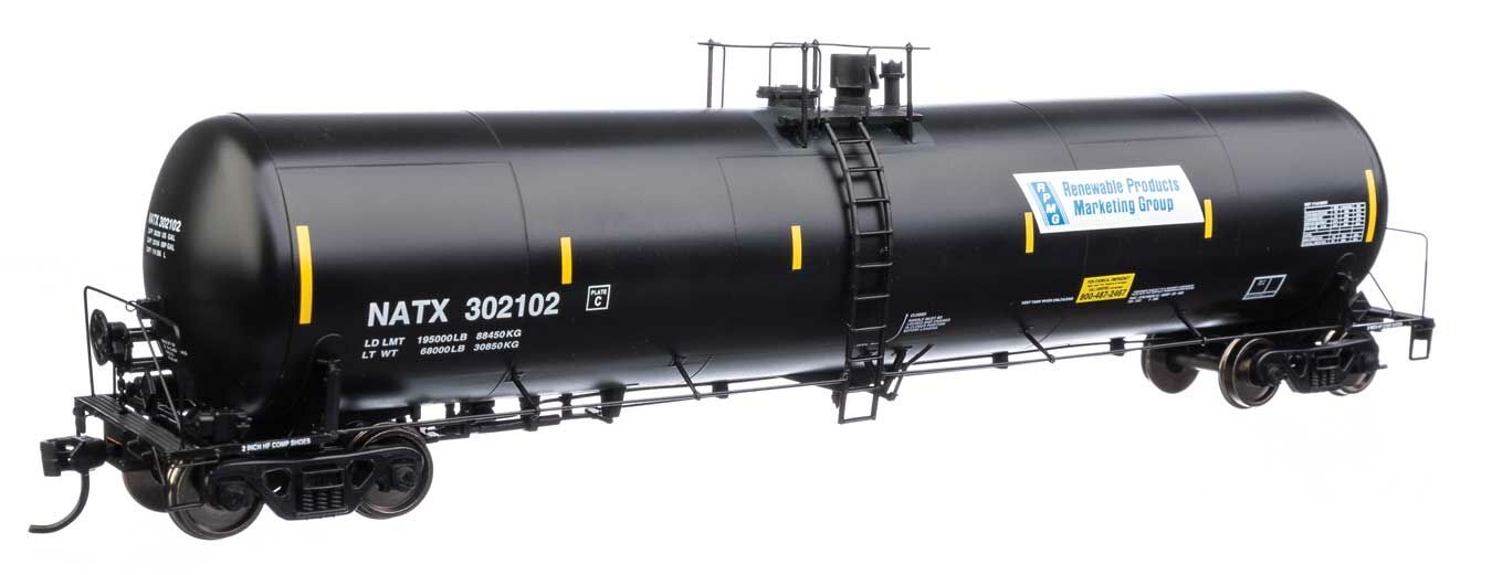 Walthers Proto Trinity 30145 Gallon Tank Car NATX Renewable 302102 WH920-100637