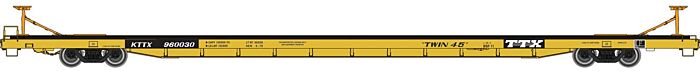 Walthers Proto 89' Bethlehem Flush-Deck Flatcar TTX-KTTX 960039 WH920-104217