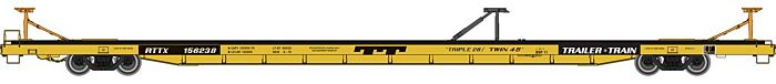 Walthers Proto 89' Bethlehem Flush-Deck Flatcar TTX-RTTX 160906 WH920-104220