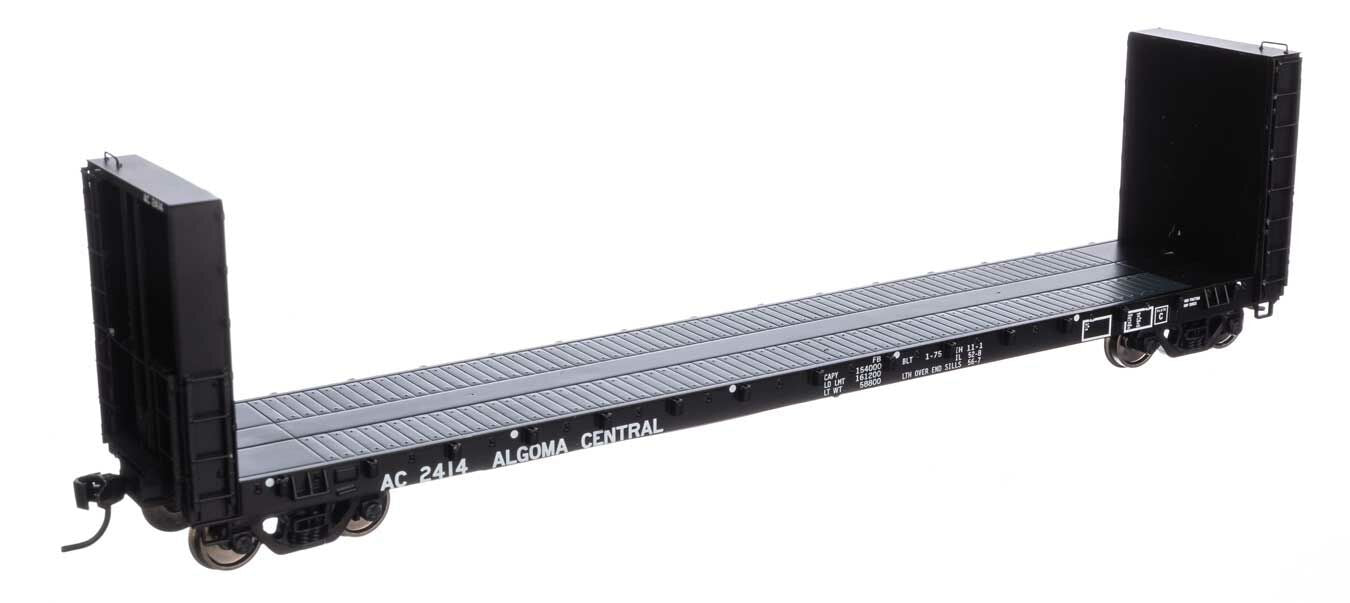 Walthers Proto 50' CC&F Bulkhead Flatcar Algoma Central 2414 WH920-104339