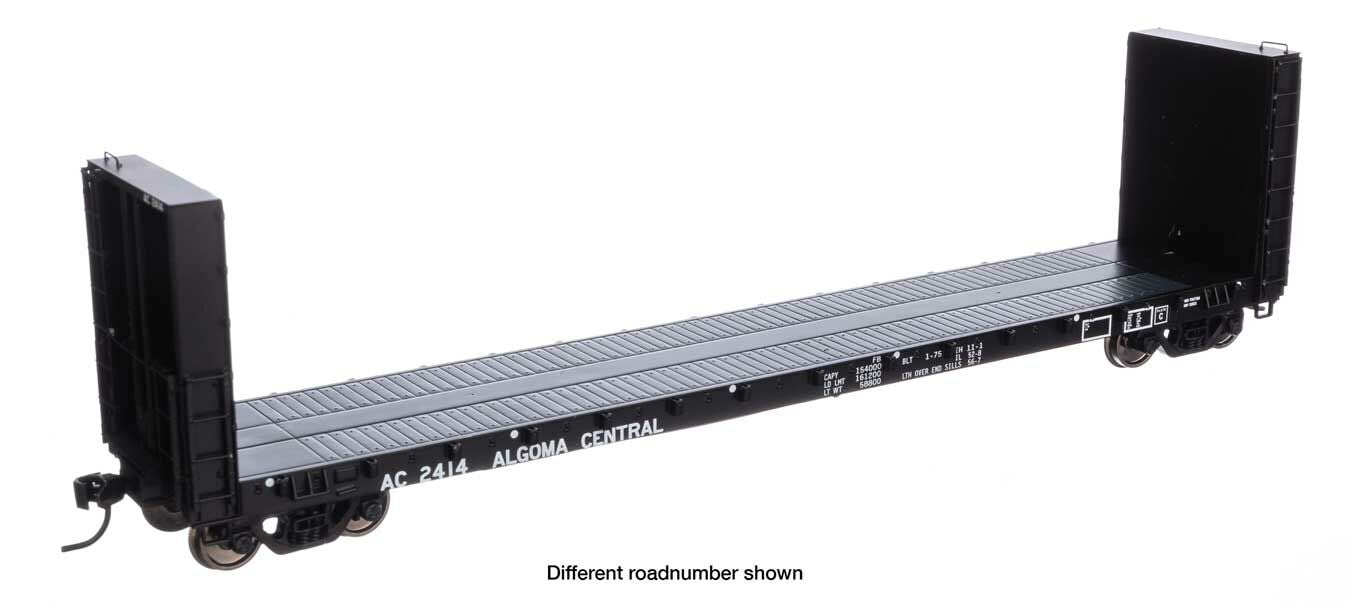 Walthers Proto 50' CC&F Bulkhead Flatcar Algoma Central 2419 WH920-104340