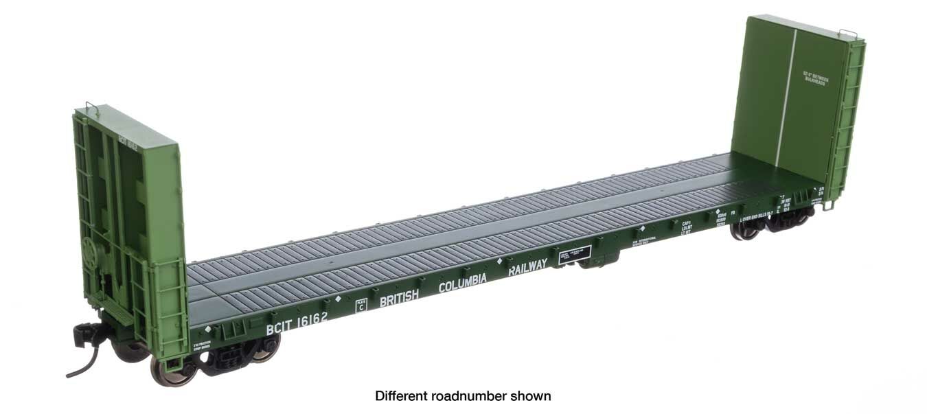 Walthers Proto 50' CC&F Bulkhead Flatcar BCIT 16777 WH920-104344