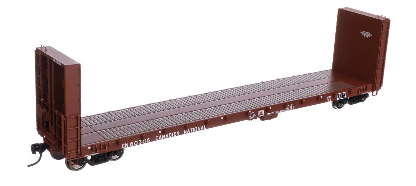 Walthers Proto 50' CC&F Bulkhead Flatcar Canadian National 603116 WH920-104348