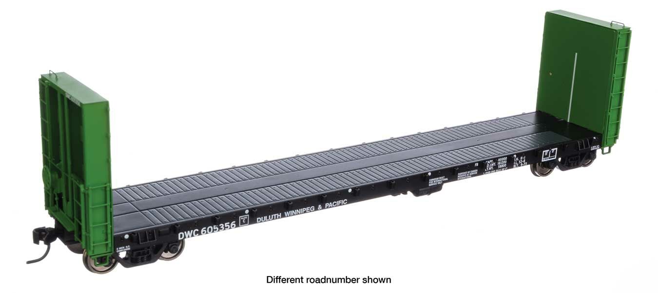 Walthers Proto 50' CC&F Bulkhead Flatcar DWC 605386 WH920-104356