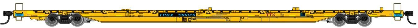 Walthers Proto 89' Greenbrier 110t Flatcar TTX-TPDX (Military Use) 190051 WH920-104615