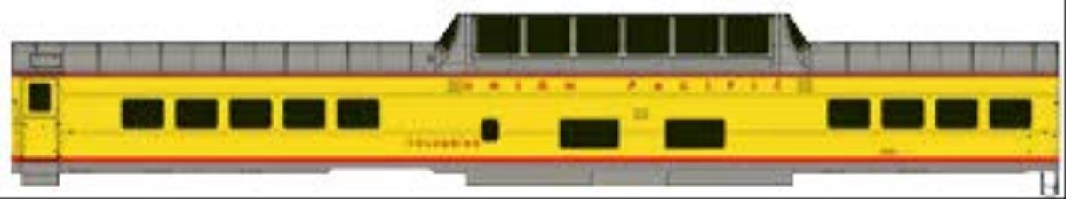 Walthers Proto 85' ACF Dome Coach UP Heritage Challenger Late WH920-18052
