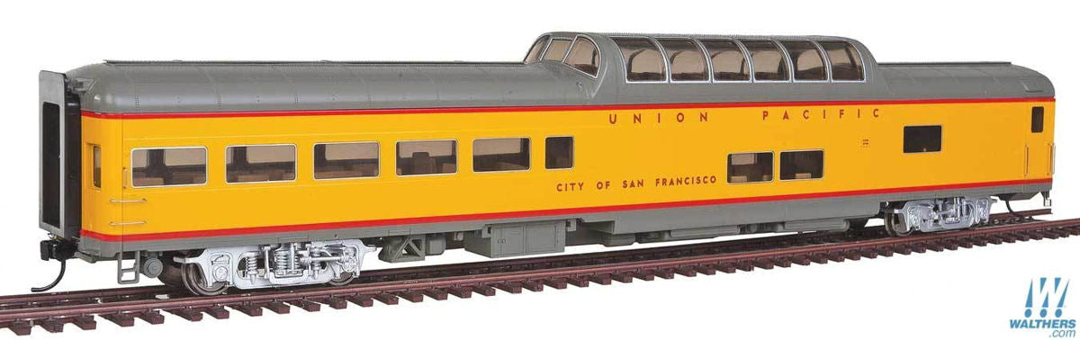 Walthers Proto 85' ACF Dome Lounge UP Heritage City of San Francisco Late WH920-18203