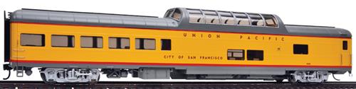 Walthers Proto 85' ACF Dome Lounge UP Heritage City of San Francisco Lit WH920-18700