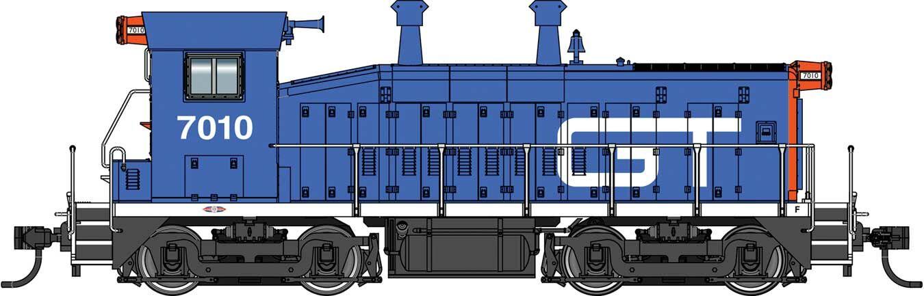 Walthers Proto EMD SW9 Grand Trunk Western 7010 (DCC-Sound) WH920-41503