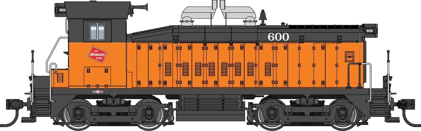 Walthers Proto EMD SW1200 Milwaukee Road 600 (DCC-Sound) WH920-41511