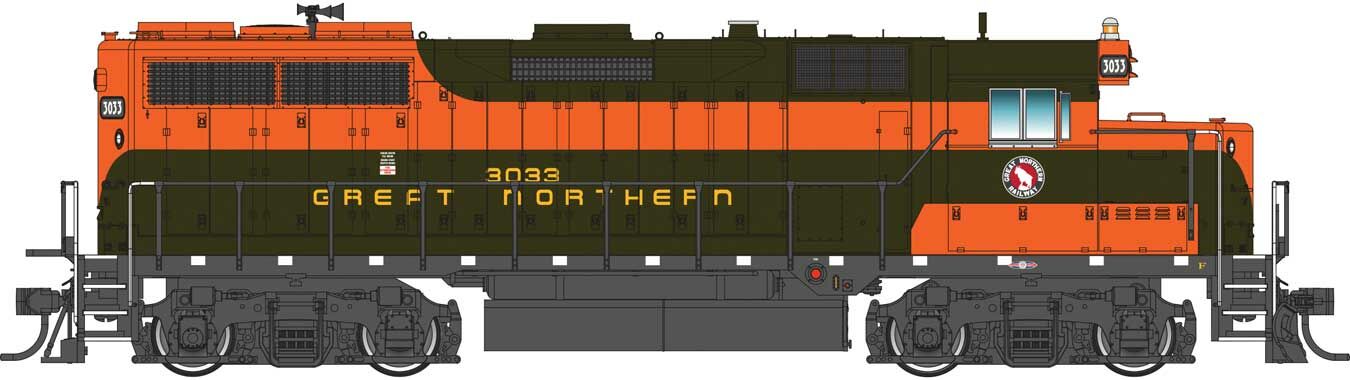 Walthers Proto EMD GP35 Great Northern 3033 (DCC-Sound) WH920-42179