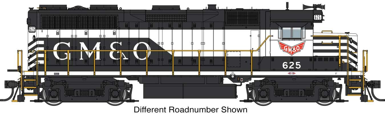 Walthers Proto EMD GP35 Gulf Mobile & Ohio 625 (DCC-Sound) WH920-42181