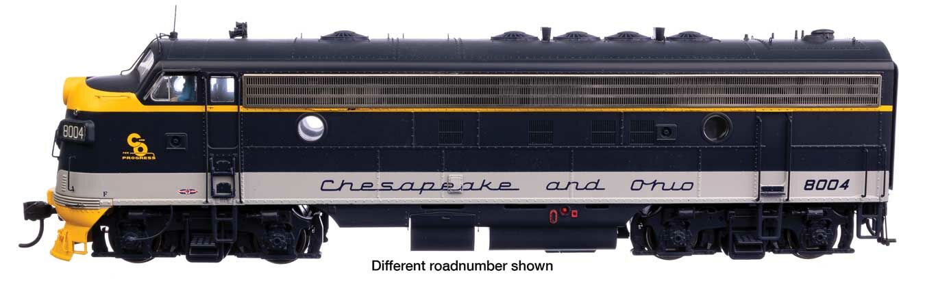 Walthers Proto FP7 Diesel A Unit Chesapeake & Ohio 8008 (DCC-Sound) WH920-42548