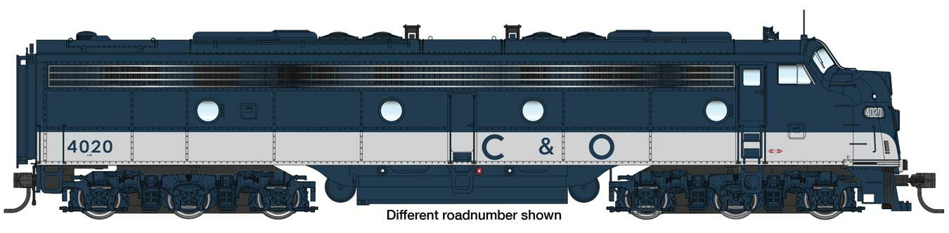 Walthers Proto EMD E8 A Unit Chesapeake & Ohio 4015 (DCC-Sound) WH920-42912