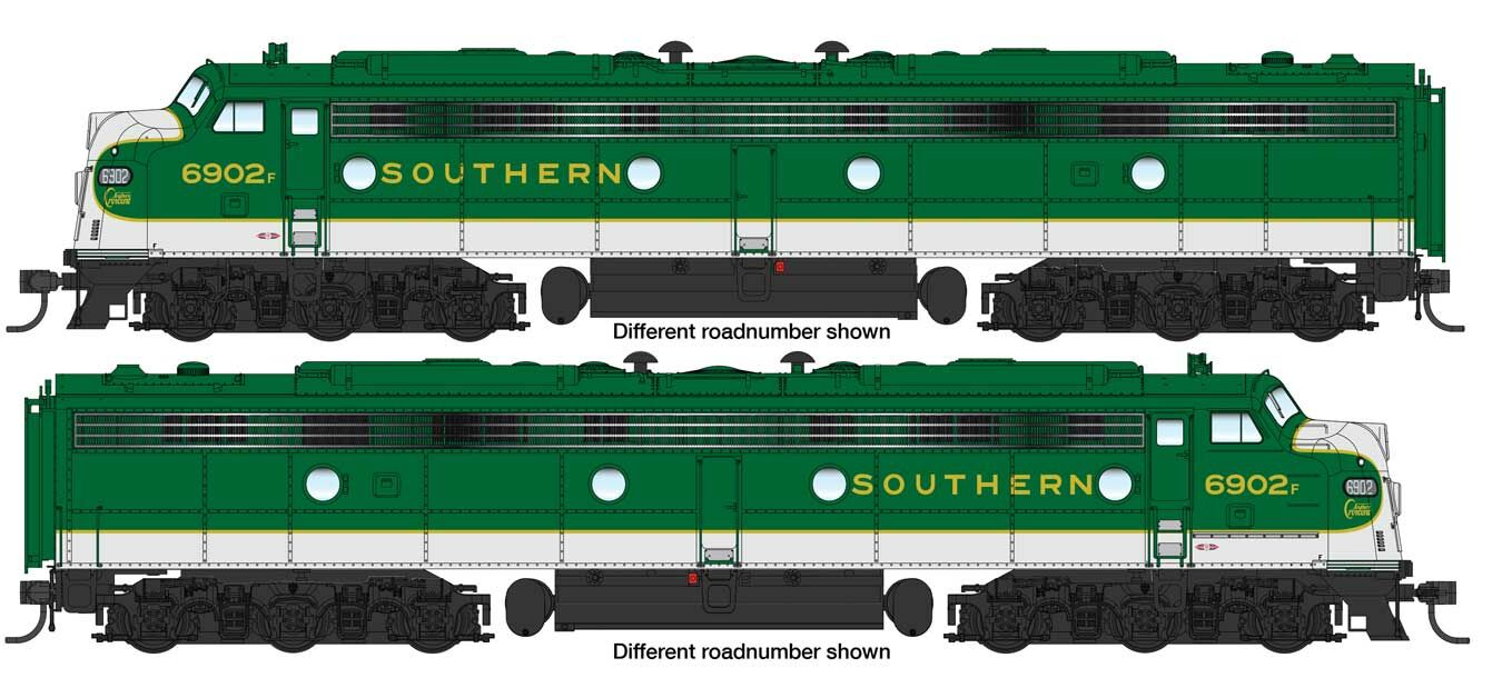 Walthers Proto EMD E8 A-A Set Southern Railway 6903/6915 (DCC-Sound) WH920-42921