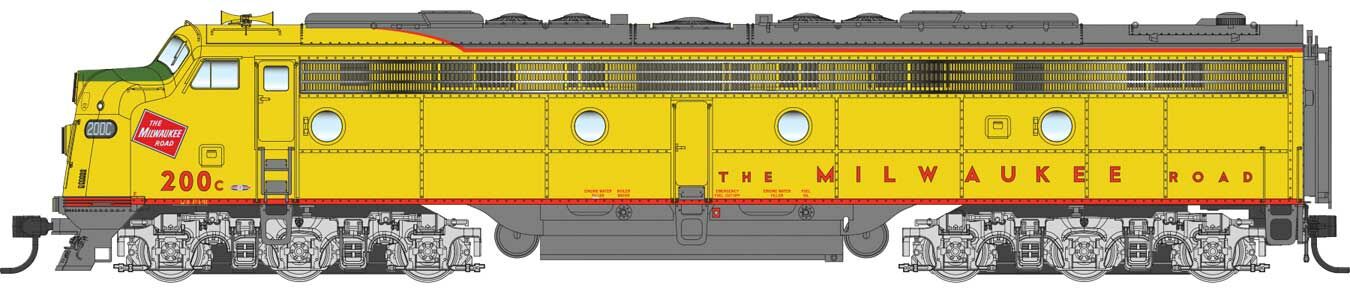 Walthers Proto City of San Francisco EMD E9 A MILW 200C (DCC-Sound) WH920-42952