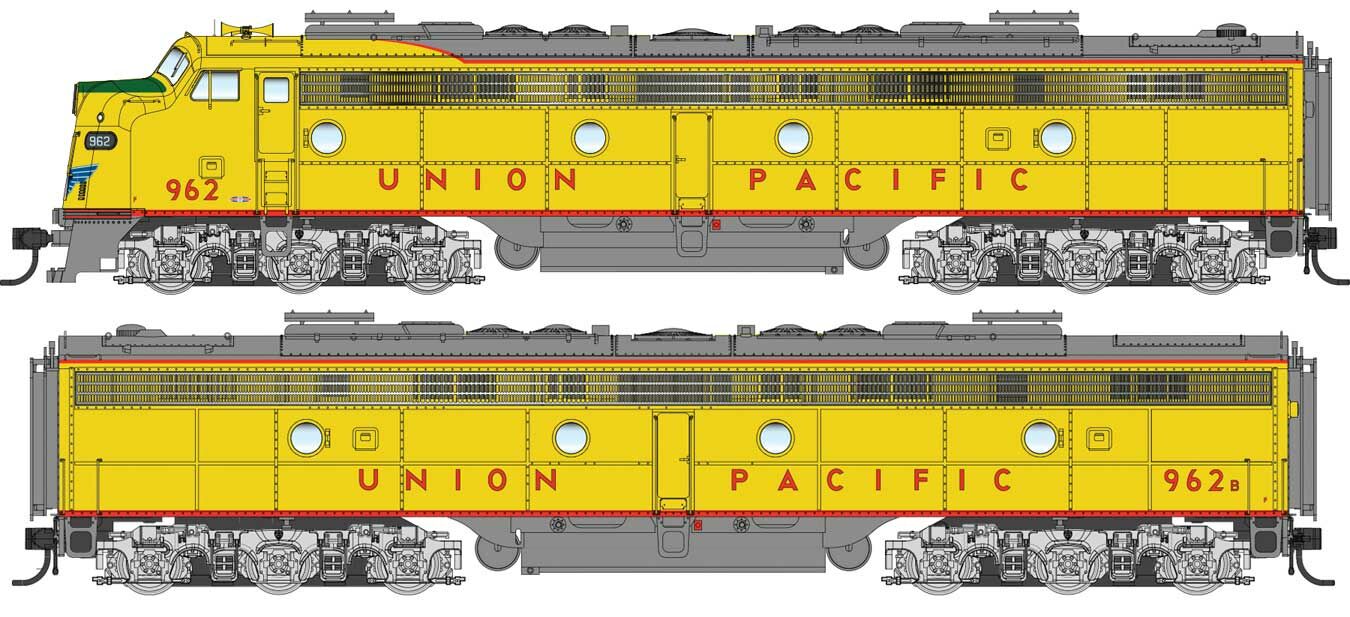 Walthers Proto City of San Francisco EMD E9 A-B UP 962/962B WH920-49954