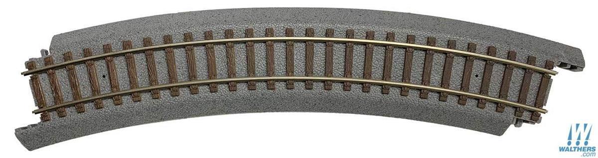 Walthers Trainline Curved Track 457.2mm (4) WH931-1352