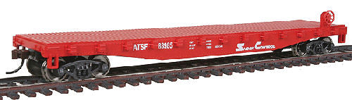 Walthers Trainline 50&#39; Flatcar AT&amp;SF WH931-1605