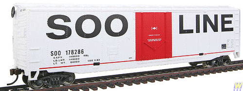 Walthers Trainline 50' Plug Door Boxcar Soo Line WH931-1671