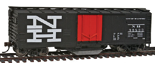 Walthers Trainline 40&#39; Plug Door Track Cleaning Boxcar New Haven WH931-1755