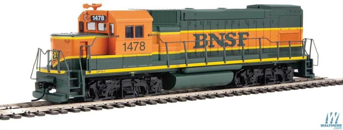 Walthers Trainline EMD GP15-1 Diesel BNSF Railway 1478 WH931-2500