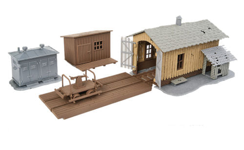 Walthers Trainline Trackside Tool Buildings Kit WH931-909