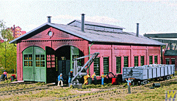 Walthers Cornerstone Enginehouse Two Stall Kit WH933-3007