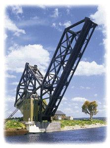 Walthers Cornerstone Operating Single Track Bascule Railroad Bridge Kit WH933-3070