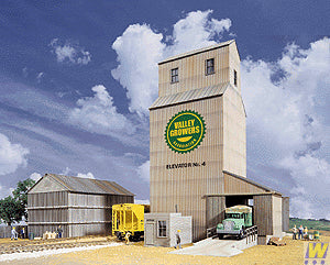 Walthers Cornerstone Valley Growers Association Steel Grain Elevator Kit WH933-3096