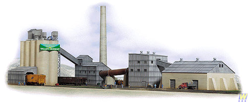 Walthers Cornerstone Valley Cement Plant Kit WH933-3098