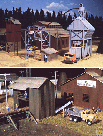 Walthers Cornerstone Sawmill Outbuildings Kit WH933-3144