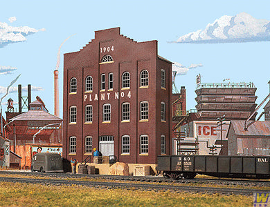 Walthers Cornerstone Plant No.4 Background Building Kit WH933-3183