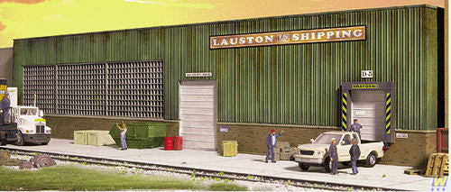 Walthers Cornerstone Lauston Shipping Background Building Kit WH933-3191