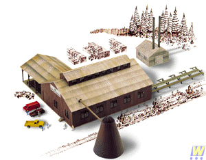 Walthers Cornerstone Mountain Lumber Company Sawmill Kit WH933-3236