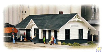 Walthers Cornerstone Clarkesville Depot Kit WH933-3240