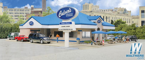 Walthers Cornerstone Culver's Restaurant Kit WH933-3486