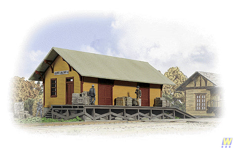 Walthers Cornerstone Golden Valley Freight House Kit WH933-3533