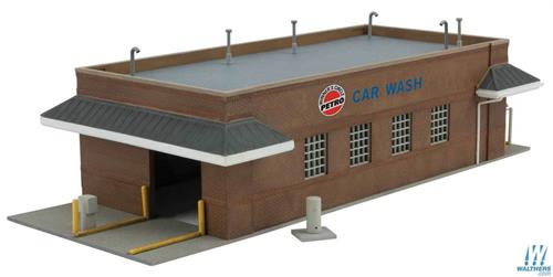 Walthers Cornerstone Gas Station Car Wash Kit WH933-3539