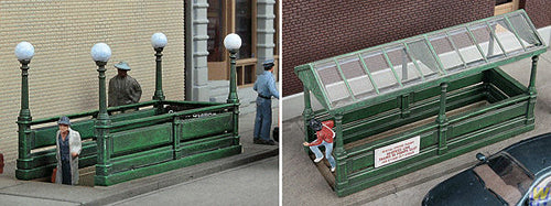 Walthers Cornerstone Subway Entrance Kit WH933-3762